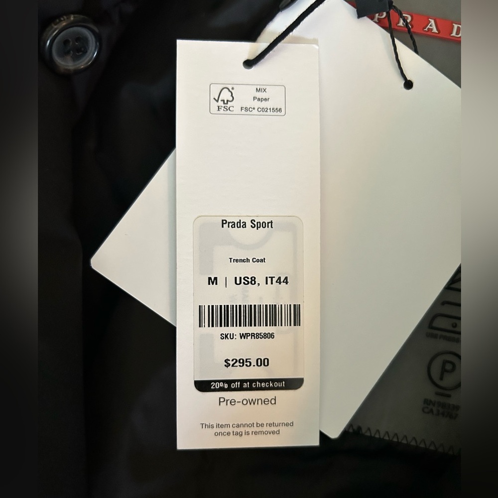 Prada Sport Gortex Jacket with Belt - Picture 7 of 10